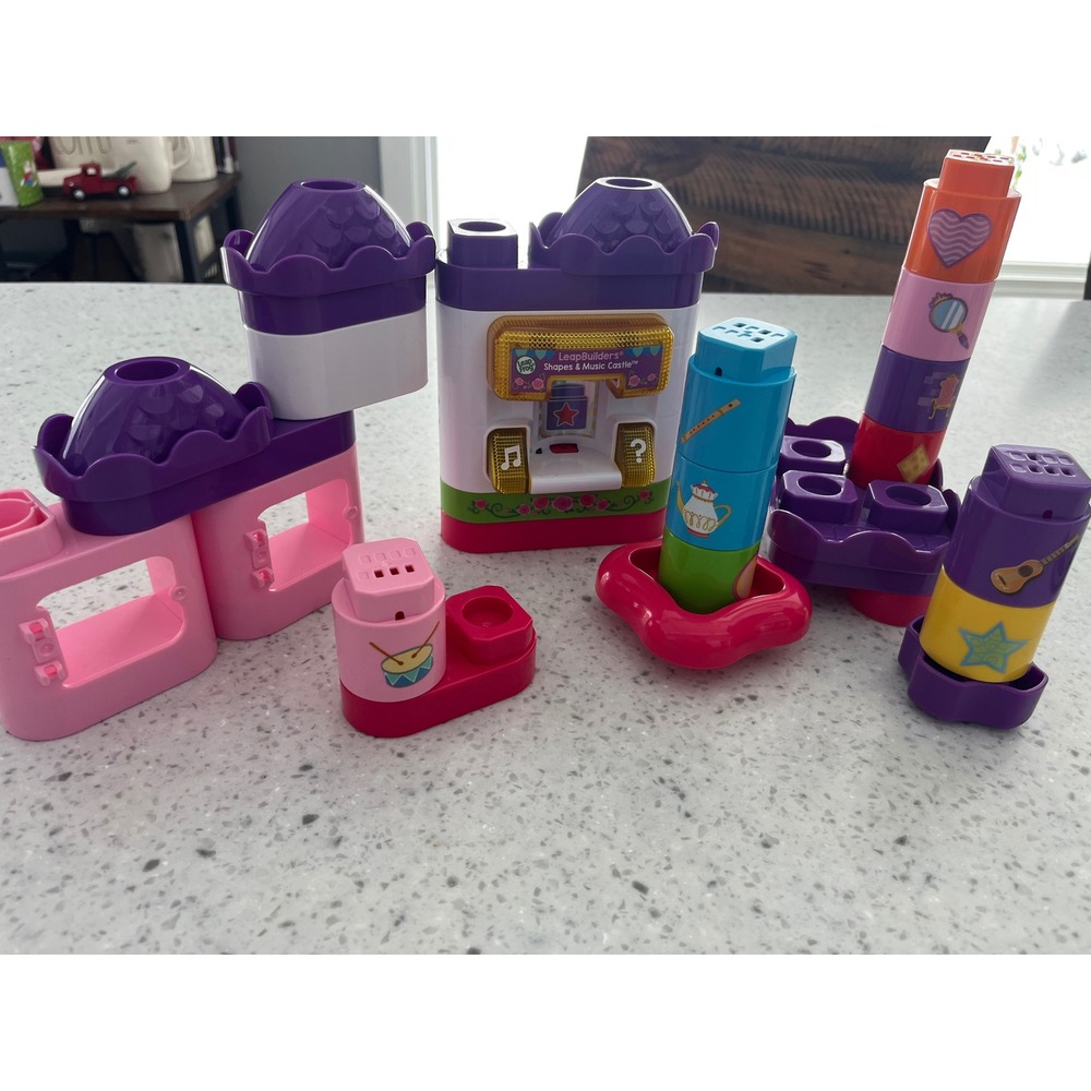Leap Frog Leap Builders Shapes and Music Castle‎ Working Partial Set